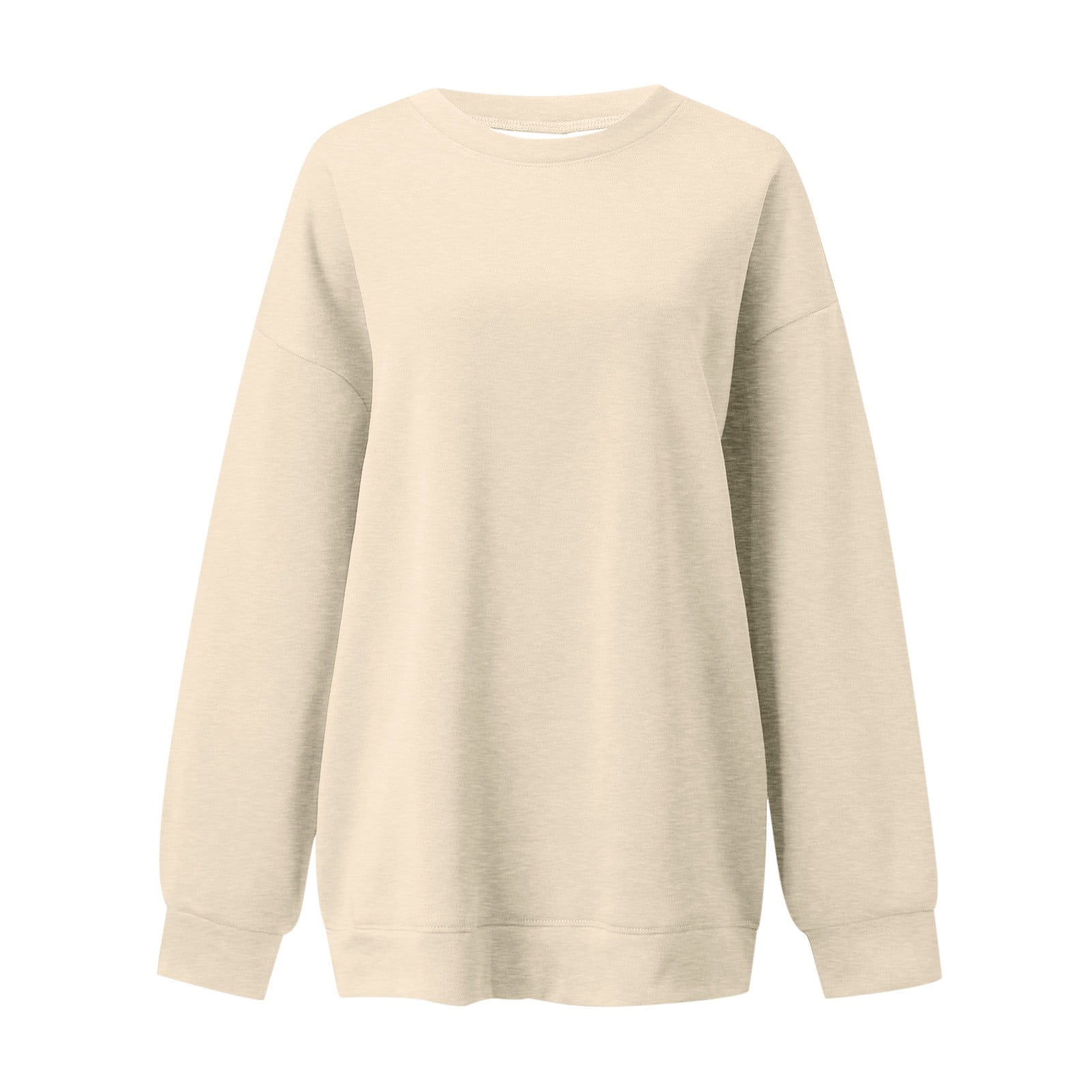 Women's Beige Crew Neck Jacket main image 1