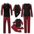 thumbnail image 1 of Fiaer Family Christmas Pajamas Matching Sets 2025 Cute Pjs Long Sleeve Holiday Jammies Loungewear Xmas Sleepwear 2 Piece Mom XL, 1 of 4