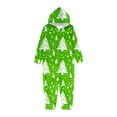 thumbnail image 1 of Fiaer Family Matching Christmas Onesie Pajamas Cute Funny Printed One Piece Xmas Pjs Hooded Holiday Sleepwear Full Zip up Jumpsuit Loungewear Sleepwear Kids 10T, 1 of 8