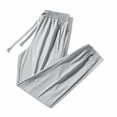thumbnail image 1 of Fiaer,Jogger for Women Yoga Pants Sweatpants Women Oversized Casual Loose Fit High Waist Trendy Stretch Trousers with Pocket Light Gray L, 1 of 2