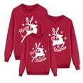 thumbnail image 1 of Fiaer Matching Family Christmas Sweatshirt Xmas Funny Pullovers Long Sleeve Crew Neck Loose Fit Trendy Holiday Tops Dad XL, 1 of 4