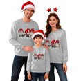 thumbnail image 1 of Fiaer Matching Family Christmas Sweatshirts Crew Neck Funny Graphic Pullovers Plus Size Long Sleeve Warm Tops Kid 140, 1 of 7