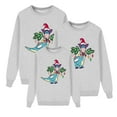 thumbnail image 1 of Fiaer Matching Family Christmas Sweatshirts Funny Santa Crewneck Long Sleeve Pullover Xmas Holiday Loose Fit Tops Dad XXL, 1 of 4