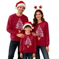 thumbnail image 1 of Fiaer Matching Family Merry Christmas Sweatshirts Funny Graphic Trendy Pullover Crew Neck Long Sleeve Loose Fit Casual Xmas Tops Men M, 1 of 6