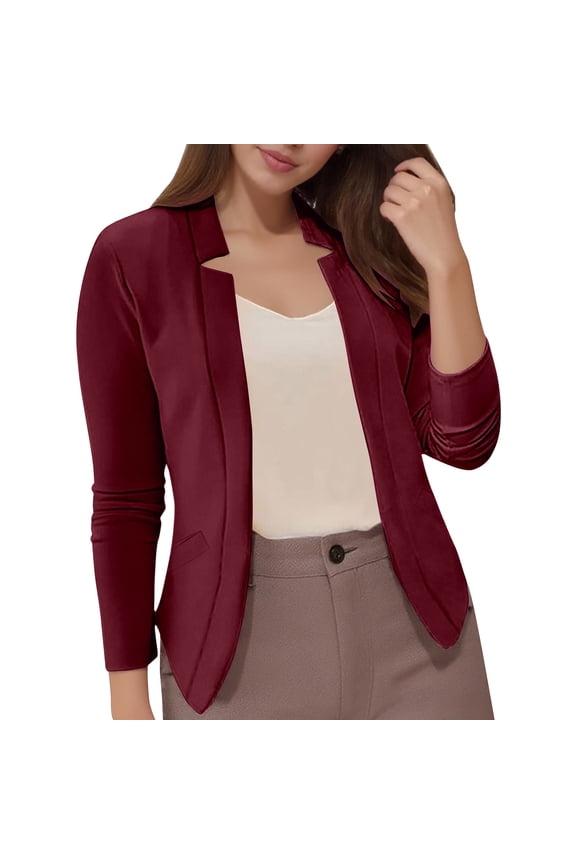 ,Oversized Dressy Blazer for Women,Womens Slim Fit Trendy Business Tops,Women's Casual Comfy Solid Color Outwear RD1 XL