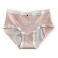 thumbnail image 1 of Fiaer,Oversized Period Panties for Women,Womens Leak-Proof Breath Hipsters Underwear,Women's Comfort Lightweight Washable Trendy Briefs Pink L, 1 of 3