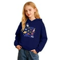 thumbnail image 1 of Fiaer Planet Printed Day of School 6 7 Long Sleeve Hoodies Six Seven Hooded Sweatshirt Casual Soft Crew Neck Basic Tops,Size 1-12 Years Navy 100, 1 of 5
