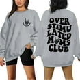 thumbnail image 1 of Fiaer Plus Size Sweatshirt for Women Cool Skeleton Graphic Funny Pullover Crew Neck Long Sleeve Baggy Fashion Tops Light Gray M, 1 of 4