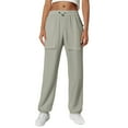 thumbnail image 1 of Fiaer,Sweatpants Women,Women's Oversized Hiking Pants Lightweight Stretch Joggers Quick Drying Camping Travel Trousers Light Green XXXL, 1 of 3