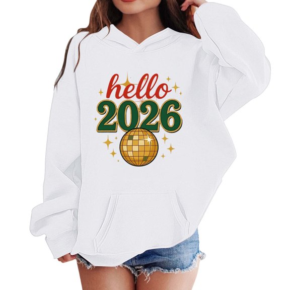 Fiaer Sweatshirt Hoodies for Teen Girls Boys Trendy Long Sleeve Oversized Sweatshirts Fall Winter Tween Clothes 2026 01-White 110