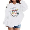 thumbnail image 1 of Fiaer Sweatshirt Hoodies for Teen Girls Boys Trendy Long Sleeve Oversized Sweatshirts Fall Winter Tween Clothes 2026 04-White 140, 1 of 5