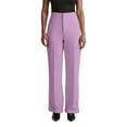 thumbnail image 1 of Fiaer,Oversized Work Pants Women Wide Leg Dressy Pants Business Casual Loose Fit Trousers 2025 Slacks with Pockets Purple XXL, 1 of 5