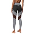 thumbnail image 1 of Fiaer Women's Fitness High Waist Yoga Pants Printed Stretch Legging Stretch Color Blocking Slim Fit Tummy Control Butt Lifting Trousers Black S, 1 of 6
