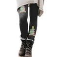 thumbnail image 1 of Fiaer Women's Legging Chritmas Tree Snowflake Reindeer Funny Graphic Plus Size Trendy Yoga Pants Soft Slim Fit Fashion Xmas Tight Trousers Black1 M, 1 of 6
