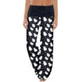 thumbnail image 1 of Fiaer,Womens Halloween Pajamas Pants Ladies Pumpkins Plus Size Pajama Cute Soft Long Bottoms Women Pjs Pj Jammies,Lounge Trousers for Sleepwear Black XL, 1 of 5