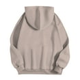 thumbnail image 1 of Fiaer,Womens Oversized Casual Jackets,Full Zip Long Sleeve Hoodies for Women,Women's Drawstring Trendy Loose Fit Hooded Sweatshirts Light Gray S, 1 of 4