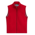 thumbnail image 1 of Fiaer Womens Oversized Vest Full Zip up Sleeveless Tanks Lapel Collared Solid Color Loose Fit Comfy Tops Watermelon Red XL, 1 of 8