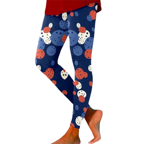 Fiaer,Yoga Pants,Women's Leggings Plus Size Joggers Printed Slim Fit Stretchy Pants for Gym Fitness and Casual Wear Blue5 XXL