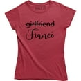 thumbnail image 1 of Fiance Not Girlfriend - Marriage Ring To Be Wifey Hubby Wife Tee Shirt, 1 of 4