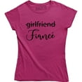 thumbnail image 1 of Fiance Not Girlfriend - Marriage Ring To Be Wifey Hubby Wife Tee Shirt, 1 of 4