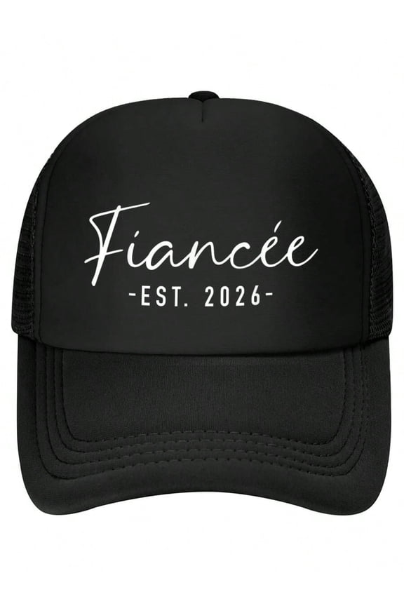 Fiancee 2026 Engaged Future Wife Wedding Baseball Cap