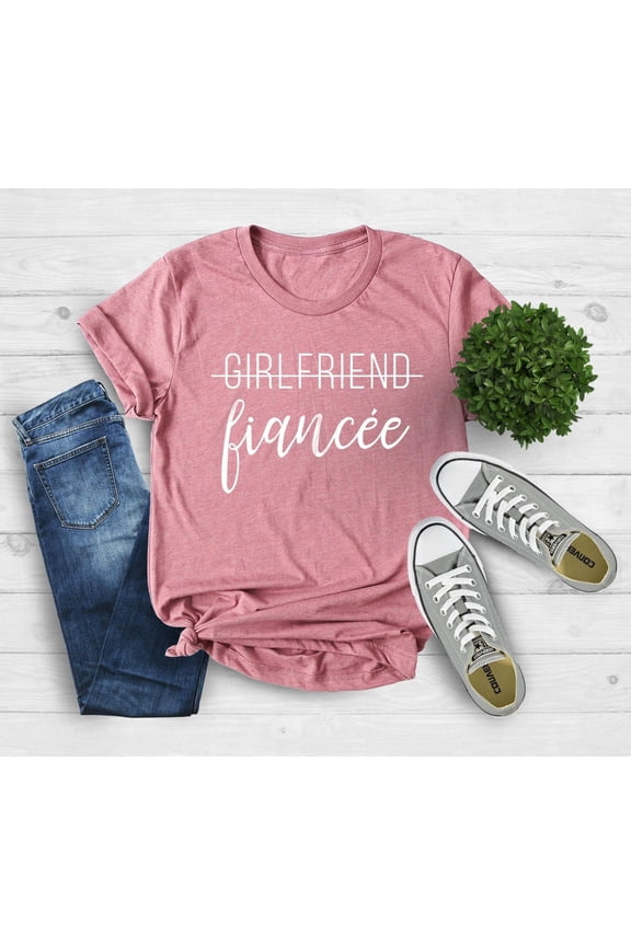 Fiancee Shirt, Girlfriend Fiance Shirt, Engagement Shirt, Engaged Shirt, Bachelorette Shirt, Fiance, Fiancee Gift, Valentine Gift All Size S-5Xl