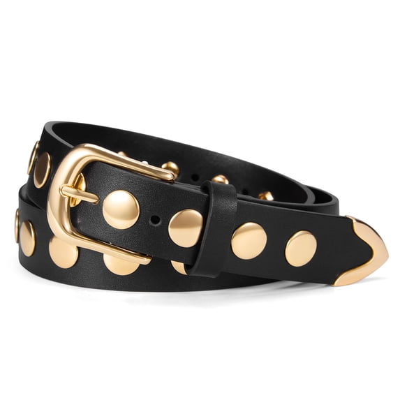 Fianmy Women’s Belt Studded Belts, Fashion Punk Belt for Jeans Pants Dress
