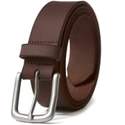 Men’s Belt Genuine Leather Belts, Handmade Casual Jeans Belt for Men with Gift Box