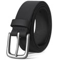 thumbnail image 1 of Fianmy Men’s Belt Genuine Leather Belts, Handmade Casual Jeans Belt for Men with Gift Box, 1 of 9