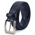 thumbnail image 1 of Fianmy Men's Belt, Genuine Leather Dress Belts for Men, Handmade Classic Jeans Belt for Work Business Casual, 1 of 8