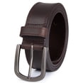 thumbnail image 1 of Fianmy Men's Full Grain Leather Belt for Jeans, 1.5" Handmade Casual Leather Belts for Men with Gift Box, 1 of 9