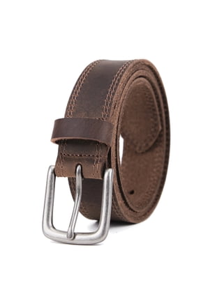 Men's Genuine Leather Belt, Handmade Casual Dress Jeans Leather Belts for Men