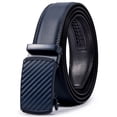 thumbnail image 1 of Fianmy Men’s Leather Belt, Slide Ratchet Belt for Dress Casual with Adjustable Buckle, Trim to Fit, 1 of 9
