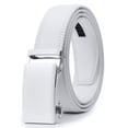 thumbnail image 1 of Fianmy Men’s Leather Belt, Slide Ratchet Belt for Dress Casual with Adjustable Buckle, Trim to Fit, 1 of 9