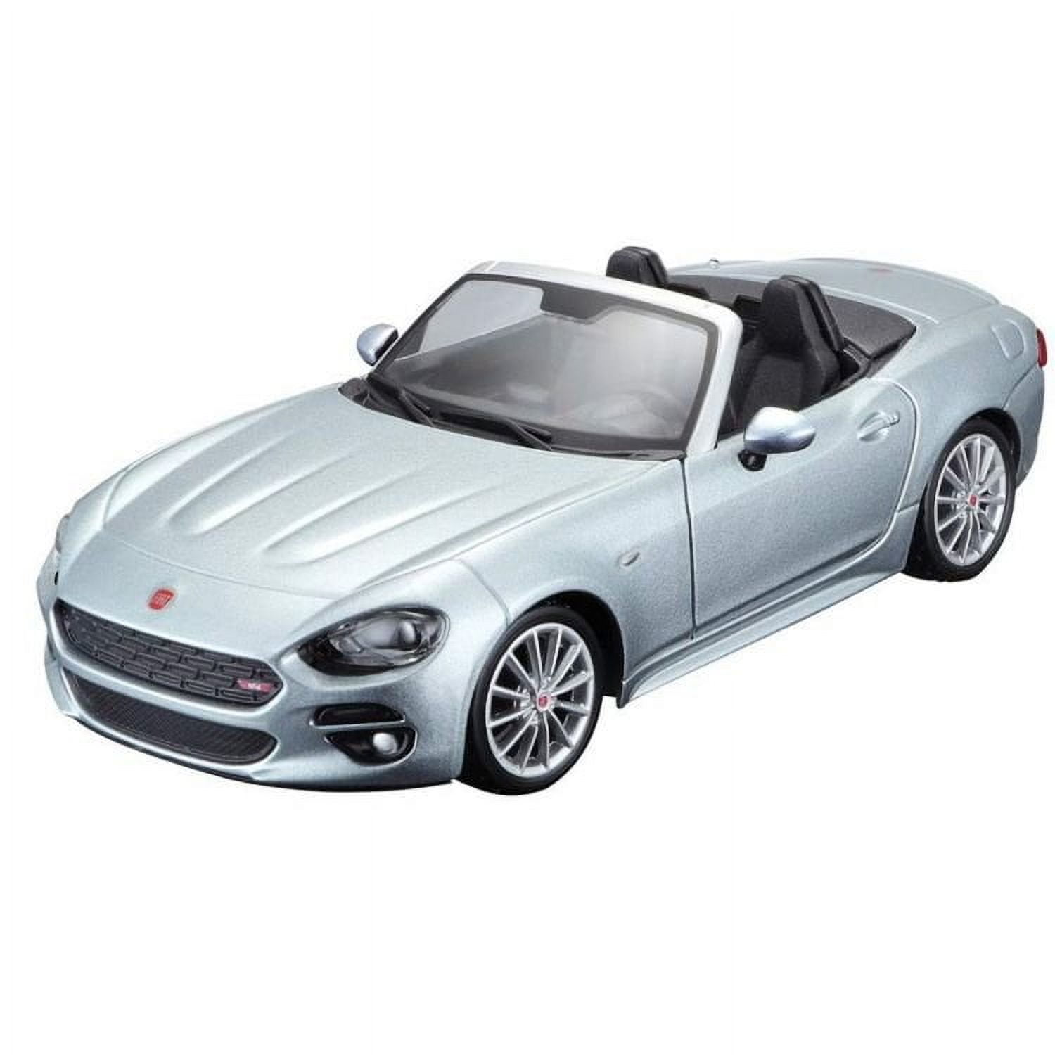 Fiat 124 Spider Coupe Red 1/24 Diecast Model Car by Bburago