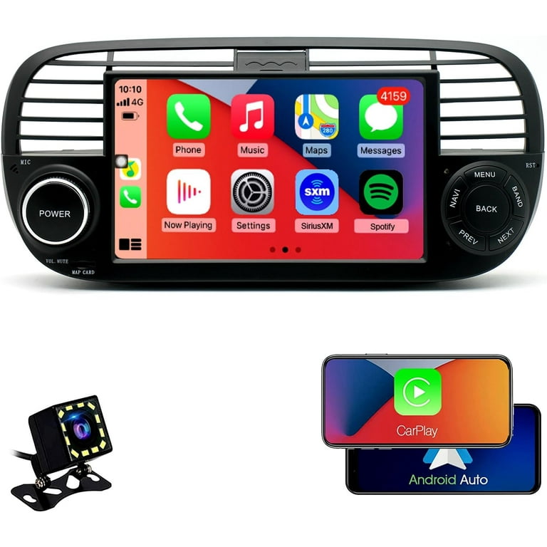 4+64G Android 13 Car Stereo For Fiat 500 2007-2015 With