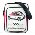 thumbnail image 1 of Fiat 500 FISB25 Canvas Shoulder Vertical Messenger Bag - White - 13 x 3.5 x 10.2 in., 1 of 1