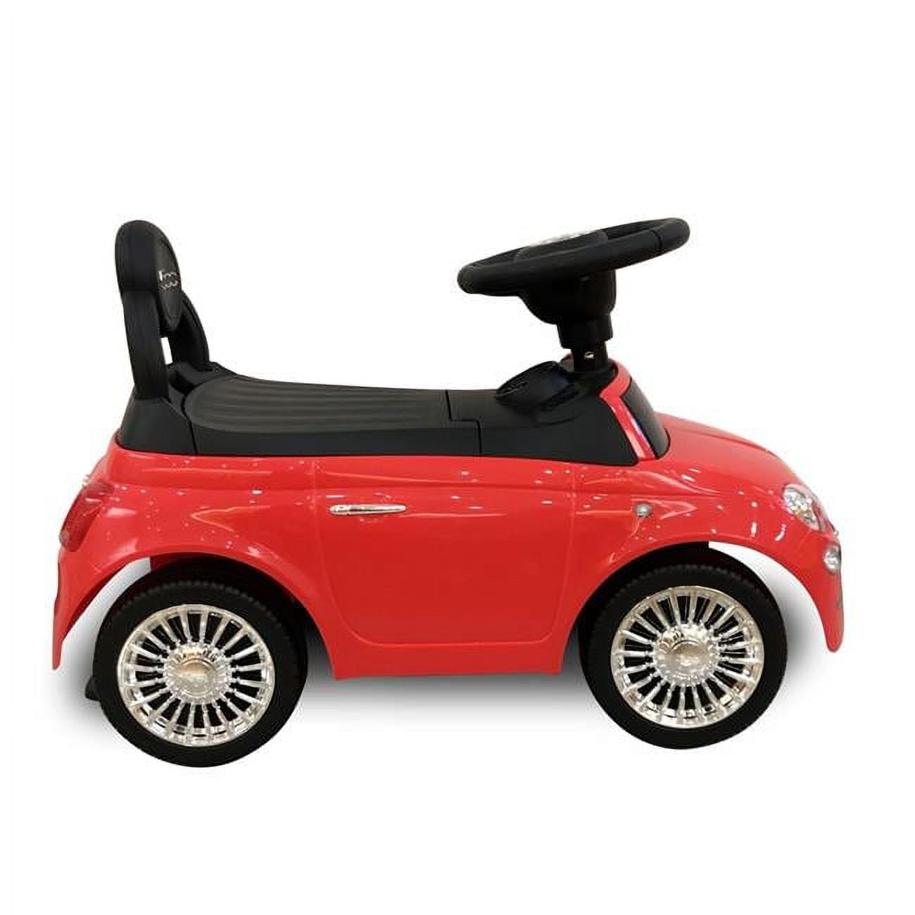 Fiat 500 Push Toy Car, Red