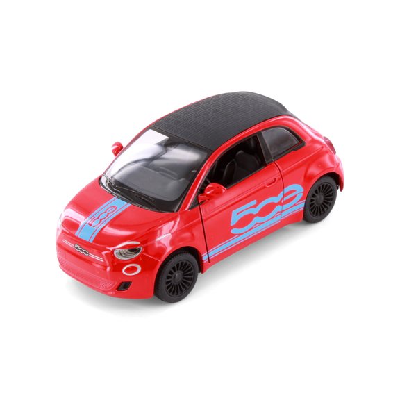 Fiat 500e Livery Edition, Red - Kinsmart 5440DF - 1/28 Scale Diecast Model Car