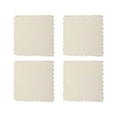 thumbnail image 1 of Fiaya Women 4 Pcs Plush Splicing Carpet, Foam Square Interlocking Floor Mat, Fluffy Washable Climbing Area Rugs, Protective Floor Tiles Mat for Indoor Play Crawling, 11.81 x 11.81 inch (Beige), 1 of 5