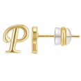 thumbnail image 1 of Fiaya Women Creative Fashion Earrings for Women, Gold 26 English Letters Earrings, Jewelry Gifts for Daughter Sister (P), 1 of 4