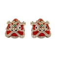 thumbnail image 1 of Fiaya Women Cute Lion Bell Stud Earrings for Women, Colorful Cartoon Lion Animal Head Small Studs, Earring Lucky Chinese Festival New Year Holiday Jewelry (A), 1 of 7