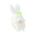 thumbnail image 1 of Fiaya Women Easter Gnomes Hanging Ornaments, 1pc Mini Plush Bunny Dwarf Pendant, Faceless Doll Decoration for Easter Home Party Supplies, 4.3×2.3inch-D, 1 of 3