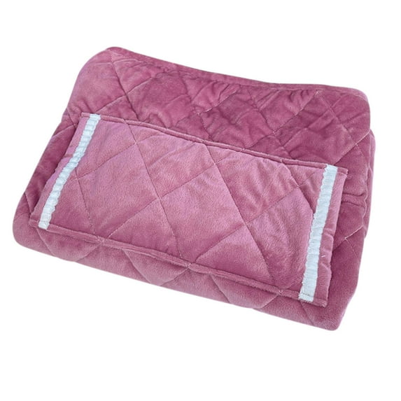 Fiaya Women Heated Blanket with Pocket, 1pc Portable USB Heated Lap Blanket with Instructions in Chinese and English, 5V 23.6×31.5inch Electric Heated Throw for Office Dorm Car Home Travel (Pink)