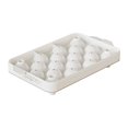 thumbnail image 1 of Fiaya Women Ice Cube Molds with Lid, 1pc 18 Cavity Silicone Ice Ball Mold Trays, Easy to Fill and Release Round Ice Cube for Whiskey, Cocktails, Coffee, Water, Juice (White), 1 of 6