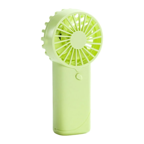 Fiaya Women Mini Portable Handheld Fan, 1pc Lightweight Small Pocket Air Conditioner Fan for Outdoor Indoor Activity Summer Women Travelling (Green)