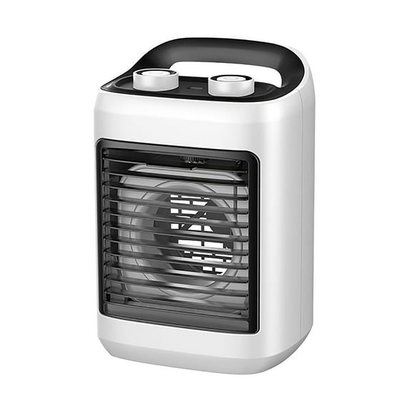 Fiaya Women Personal Air Cooler Humidifier, 1Pc 3-Speed USB Powered Portable Mini Air Conditioner, 180ml Small Air Conditioner Desktop Cooling Fan for Home Office Travel (White)