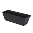 thumbnail image 1 of Fiaya Women Plant Window Box Planter, 1Pc Plastic Vegetable Flower Planters Boxes with Trays, Rectangular Flower Pots for Balcony Windowsill Patio Garden, 19.69 Inch (Black), 1 of 3