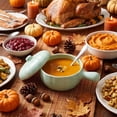 thumbnail image 1 of Fiaya Women Plastic Pumpkin Shaped Bowl with Lid, 5.9 Inch Storage Container, Thanksgiving Halloween Food Serving Bowl for Fruit Snack Kitchen, 1 of 6