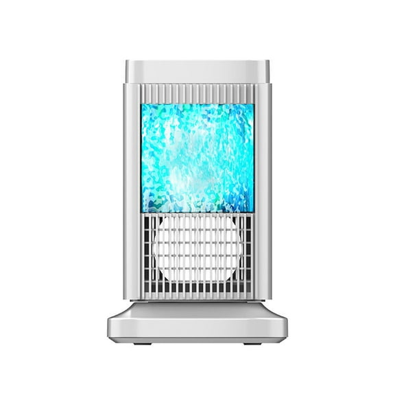 Fiaya Women Portable Air Conditioners, 1Pc Semiconductor Refrigeration Desktop Cooler Fan, 110V 50W Space Cooler with 3 Speeds for Bedroom Office Living Room